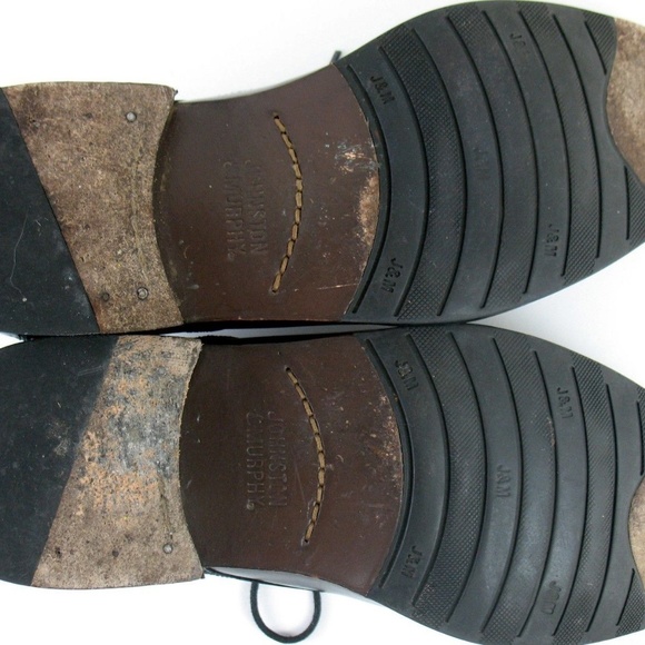 Johnston & Murphy Black Leather Oxford Shoes Sz 9M main image 4